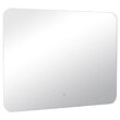 Зеркало для ванной AGATA LED, 800х600 мм, с сенсором, прямоугольное, 8060-Zm5