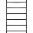 Полотенцесушитель электрический STOUT JAZZ quadro 80*50 Черный матовый, SHQ-J2QQ-008050