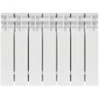 Биметаллический радиатор STOUT TITAN 350 7 секций боковое подключение (белый RAL 9016) SRB-3310-035007