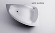 Ванна Astra Form Тиора 155х105 угловая асимметричная Solid Surface правосторонняя 1010085