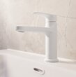 Смеситель для раковины Avrora RUMY монолитный, цвет белый AV5910W