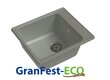 Мойка из искусственного камня Granfest-ECO 420*480 серый