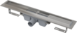  ALCA PLAST Professional Водоотводящий желоб с порогами для цельной решетки, с горизонтальным сливом-сталь, APZ6S-750 
