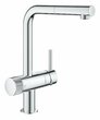 Смеситель для кухни GROHE Blue Pure Minta, с функцией фильтрации, хром, 31721000