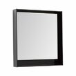 Зеркало для ванной Aquanet Милан 80 LED черный глянец, 00306387